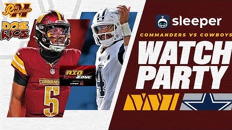 🎉 Washington Commanders at Dallas Cowboys WATCH PARTY & Play-By-Play LIVE Reactions | NFL WEEK 7