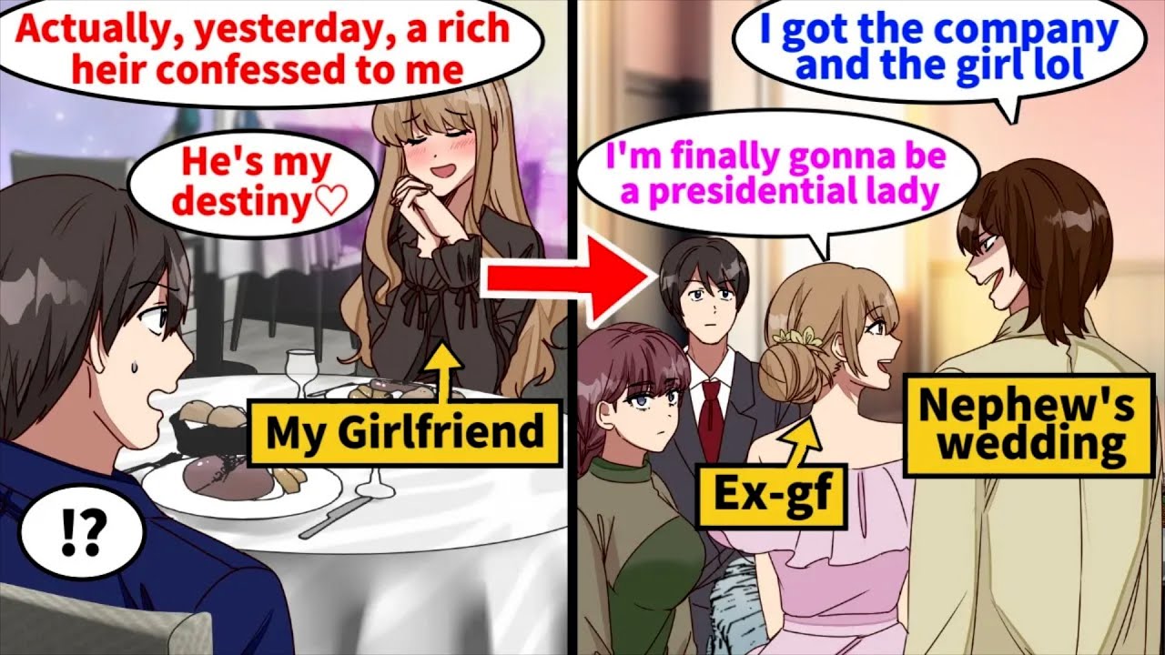 【Manga】My girlfriend dumped me for a rich heir. Later, at her nephew's wedding, she encounters…
