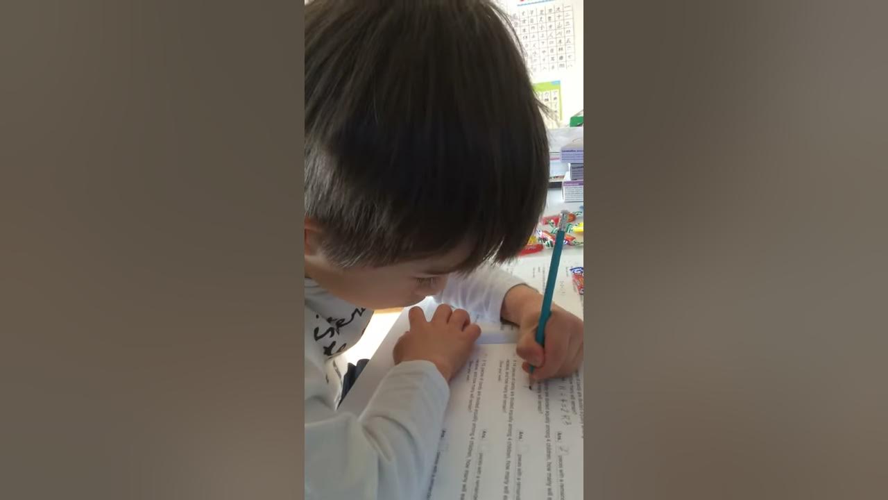 英語で割り算に挑戦 はじめての 余りがある割り算 Youtube