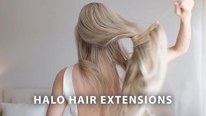 How To Clip in Halo Hair Extensions in 60 Seconds 🙌🏻❤️