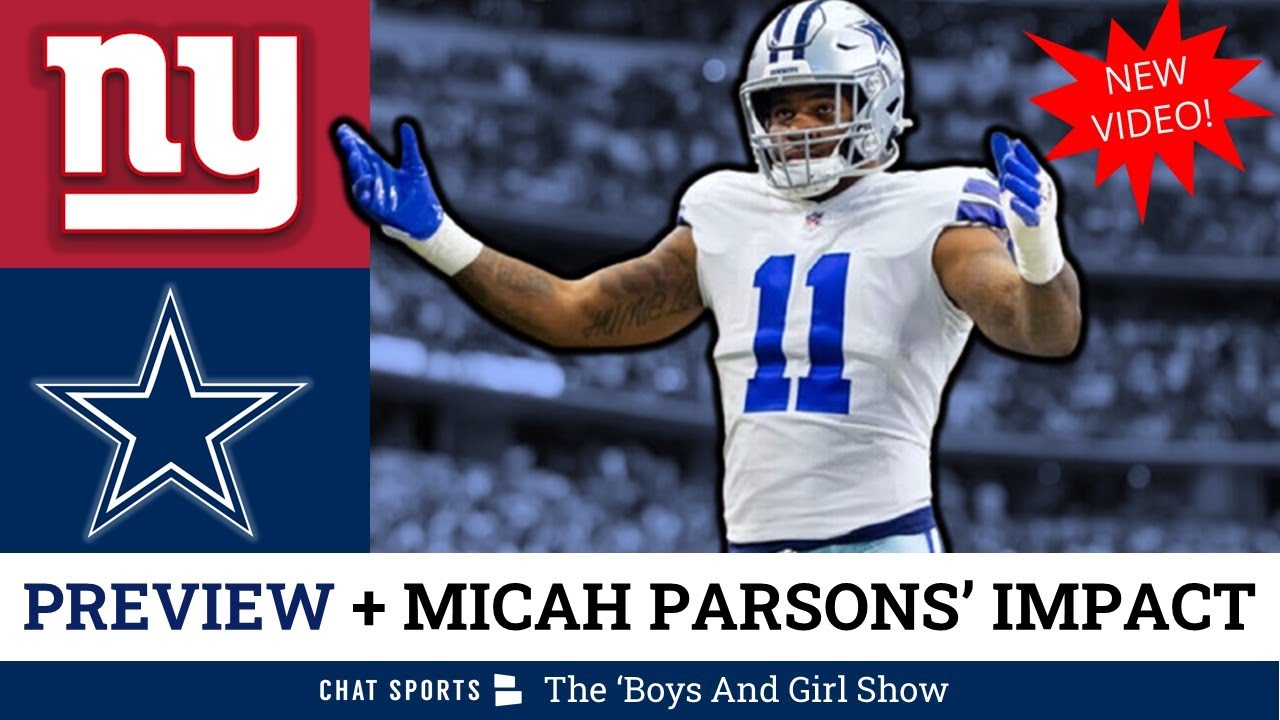 Dallas Cowboys Today: Micah Parsons Is The Ultimate Chess Piece, Cowboys vs. Giants News & Rumors