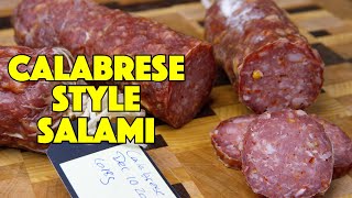 Calabrese Style Dry Cured Salami Recipe - Glen And Friends Cooking - How To Make Salami At Home