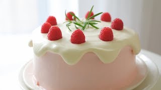 Raspberry Cake | 树莓奶油滴落蛋糕 