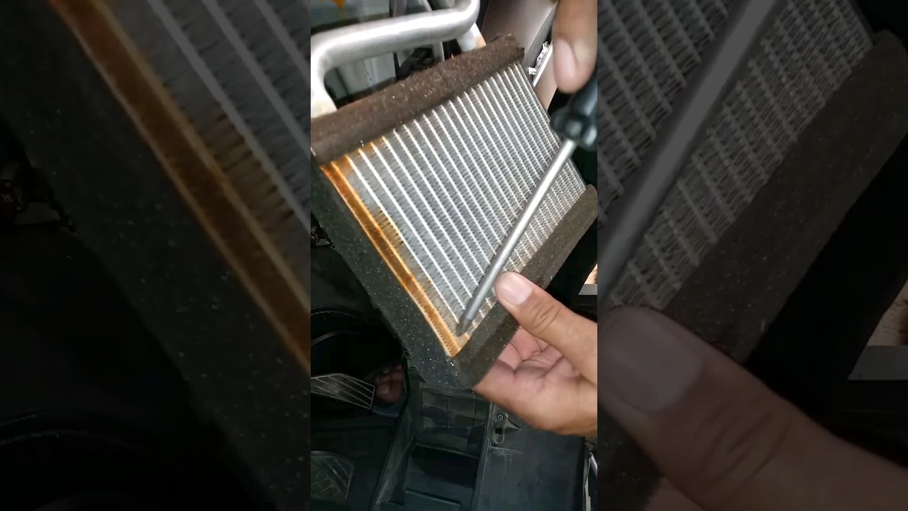 Suzuki wagon R heater core leaking checking 