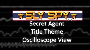 Tim Follin - "Sly Spy: Secret Agent - Title Music" (Amiga) [Oscilloscope View]
