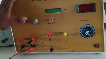 AC ServoMotor Experiment