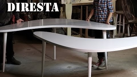 Diresta Two Boomerang Tables