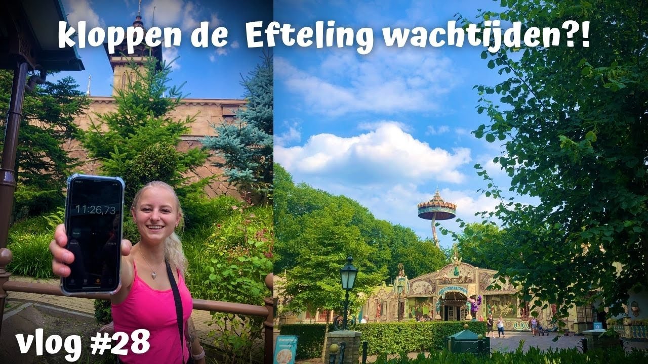 KLOPPEN DE EFTELING WACHTTIJDEN ?! - Deemsie VLOG #28