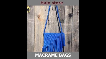 MACRAME BAG PATTERNS - PART I  (Những mẫu túi Macrame đơn giản)
