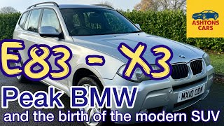 2010 BMW X3 2.0d M SPORT X-DRIVE. Was the E83 era peak BMW & the birth of the modern SUV blueprint?