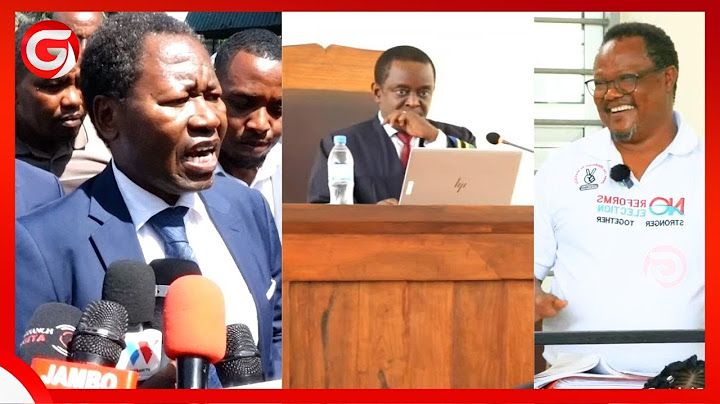 WAKILI NSHALLA -"KUNA SUALA HAKIMU ALIKATAA KULITOLEA UAMUZI - LISSU AMEPELEKA MAHAKAMA MKUU"..