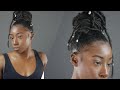 Faux Locs Bun (Easy Protective Style) | Style w. Me