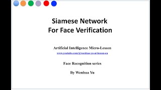 Siamese Network for Face Verification