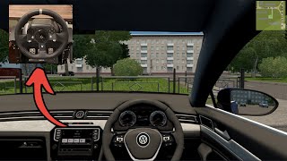 2015 Volkswagen Passat B8 Sedan - City Car Driving [Logitech G920 Gameplay] screenshot 2