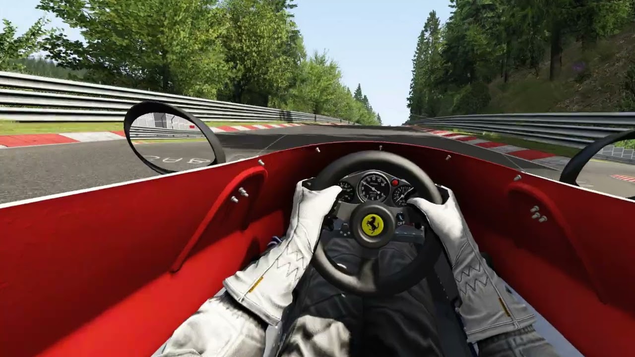 VR Nicki Lauda's Ferrari 312T Around The Nürburgring Nordschleife Hot Lap Hard to handle