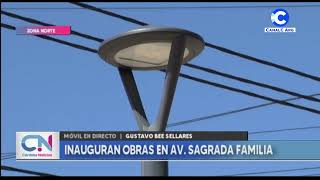 Inauguran obras en Av. Sagrada Familia