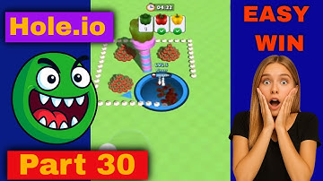 Hole.io Part 30 - MEGA Walkthrough