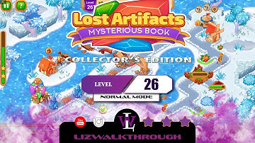 Lost Artifacts 6 - Level 26 - Mysterious Book - Normal Mode
