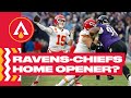 Ravens vs chiefs home opener  offensive line preview wdaniel harms rgr