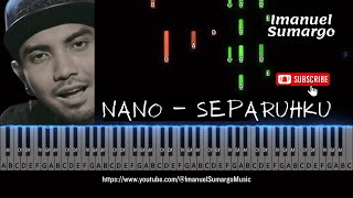 Nano - Separuhku (Soundtrack Cinta Suci) - Piano Tutorial Synthesia by Imanuel Sumargo (Kunci Asli)
