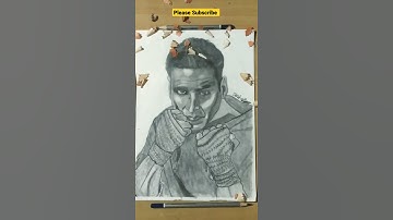 Gun Shot 🔫🔫🔥|| Akshay Kumar Drawing #shorts #drawing