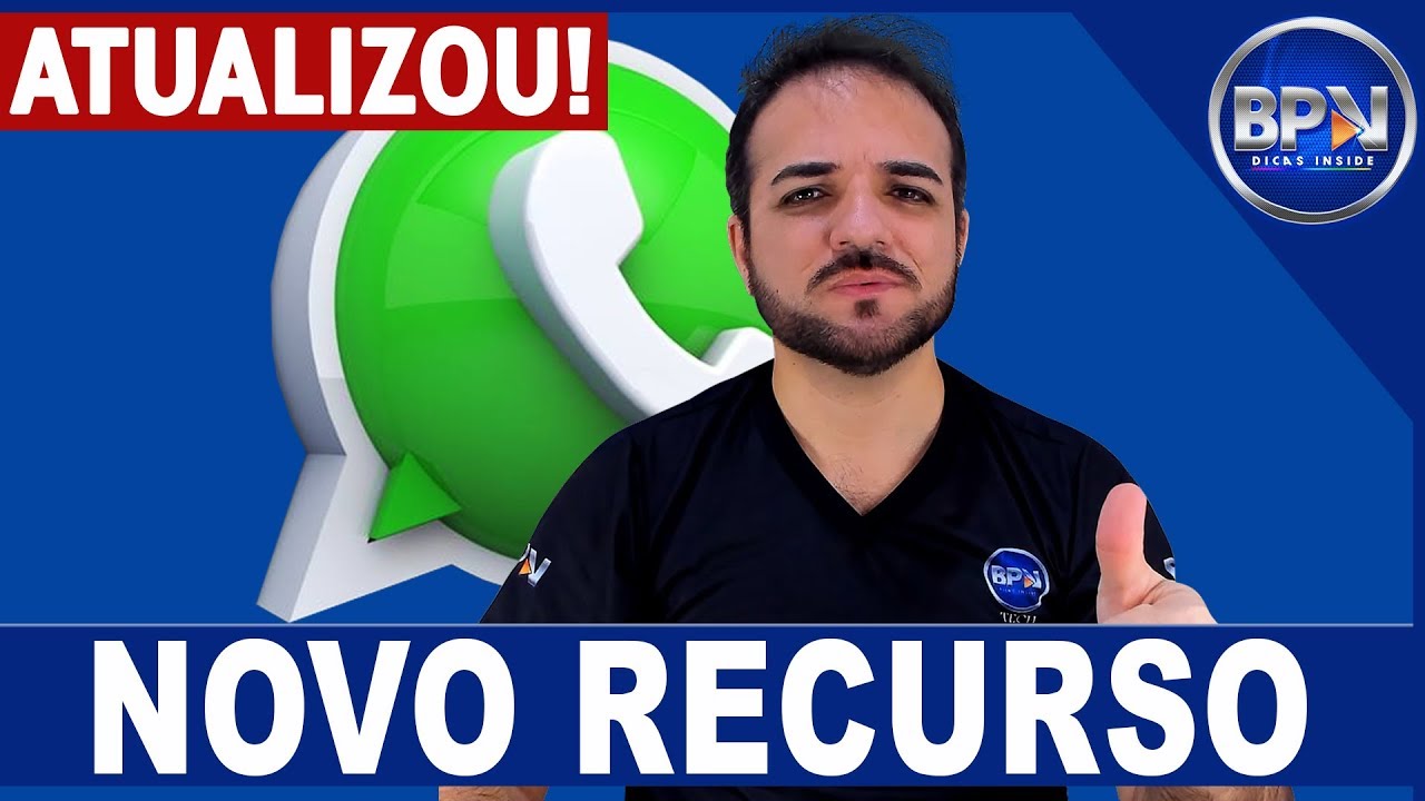 WhatsApp Atualizou! NOVO RECURSO Chegou, Olha o que da para Fazer Agora ...