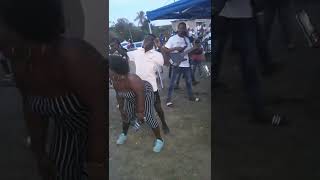 Jamaican Big Woman Love Young Boy Vybz Dance 