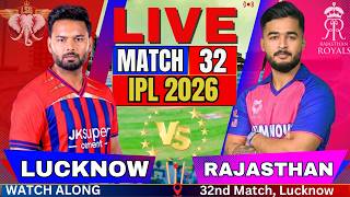 🔴IPL LIVE: Rajasthan vs Lucknow Live match Score | IPL 2026 Match Today | RR vs LSG Live match #ipl screenshot 1