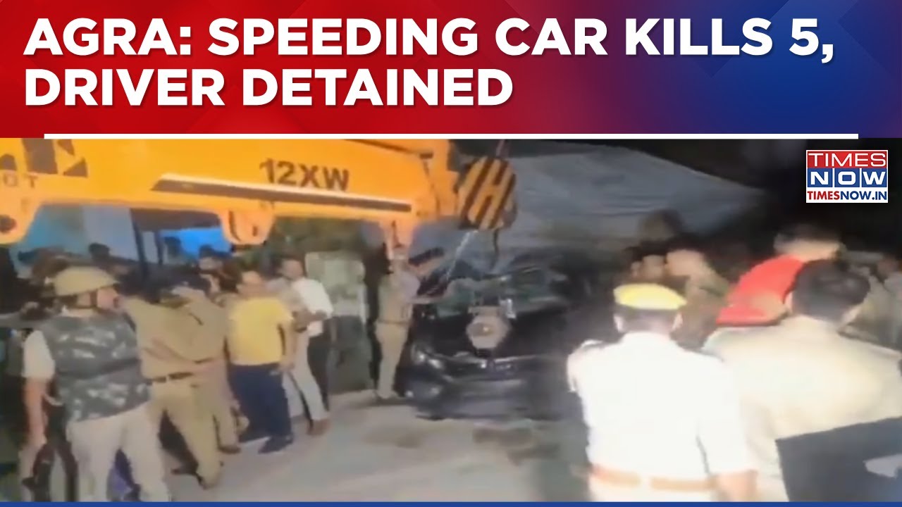 Speeding Car Rams Into Crowd In Agra, 5 Killed; Driver Detained After Being Thrashed By Locals