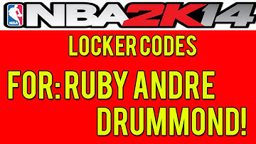NBA 2K14 Locker Codes - Ruby Andre Drummond! PS4/XBOX ONE
