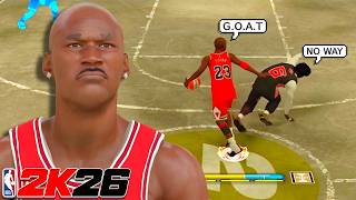LEGEND MICHAEL JORDAN BUILD+ 93 DUNK+ 95 PERIMETER is GAME BREAKING in NBA 2K26!