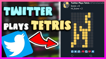 I made a TETRIS GAME in TWITTER