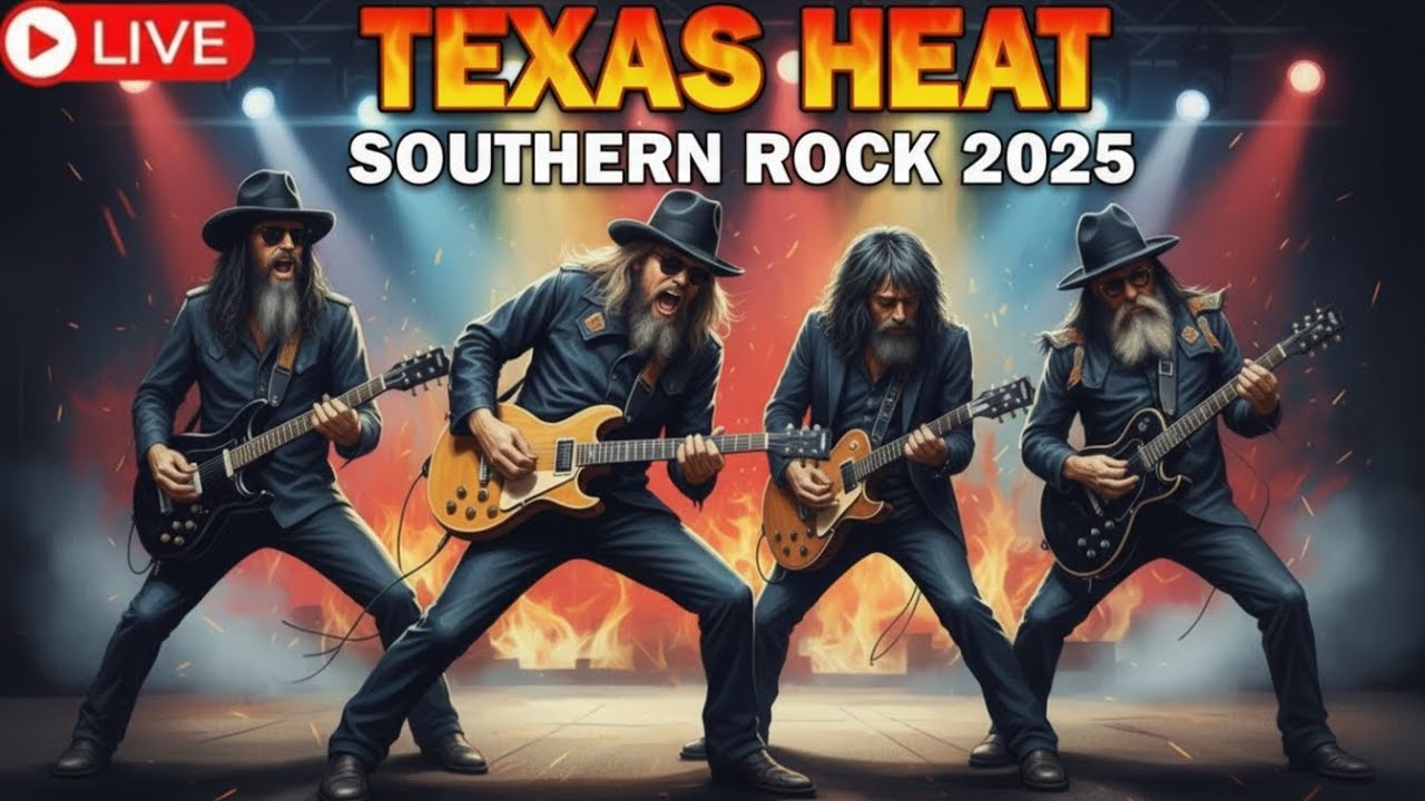 Texas Heat & Southern Rock 2025 | Hottest Outlaw Anthems | ZZ Top & Skynyrd Style