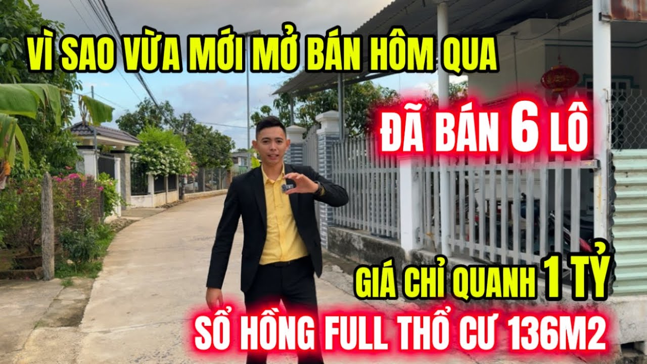 🔥Tại Sao Vừa Mới Mở Bán Hôm Qua | Đã Bán 6 Lô Đất Ven Nha Trang Full Thổ Giá Chỉ Nhỉnh 1 Tỷ