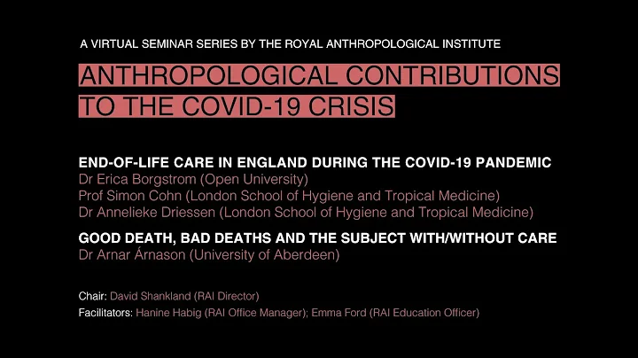 Anthropological Contributions to the Covid-19 Cris...