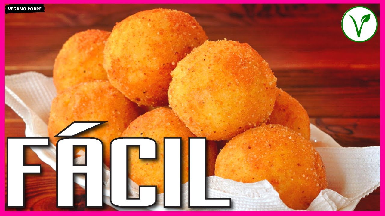 Bolinho de Batata Vegano MAIS FÁCIL do mundo [PETISCO]