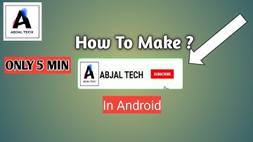 how to make subscribe Bell Intro Animation in Android |how to make subscribe button on youtube video