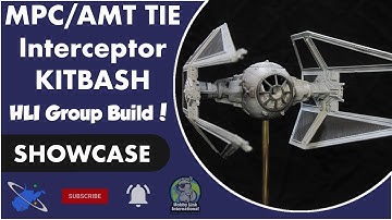 AMT - MPC - TIE Interceptor Kitbash - SHOWCASE