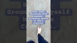 Grounding by the Ocean. #nosound #oceansounds #groundingtechnique #deepthoughts