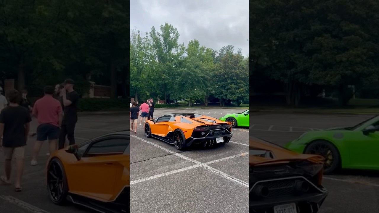 Orange Aventador! 😱😱