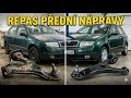 ŠKODA FABIA 1.4MPI - repas přední nápravy část 1 (ramena, čepy, manžeta, tyčky řízení)