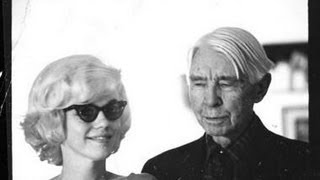 Marilyn Monroe & Carl Sandburg - Rare Unpublished Candid Photos. EXTREMELY RARE