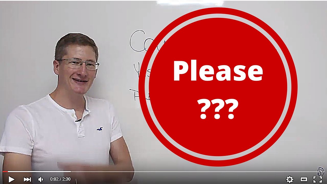 3 Ways To Use The Word ‘Please’ In English