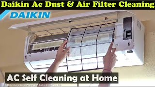 How To Clean Daikin AC AIR Filter & 2.5D Dust Filter Yourself At Home ? Daikin AC Self Cleaning screenshot 5