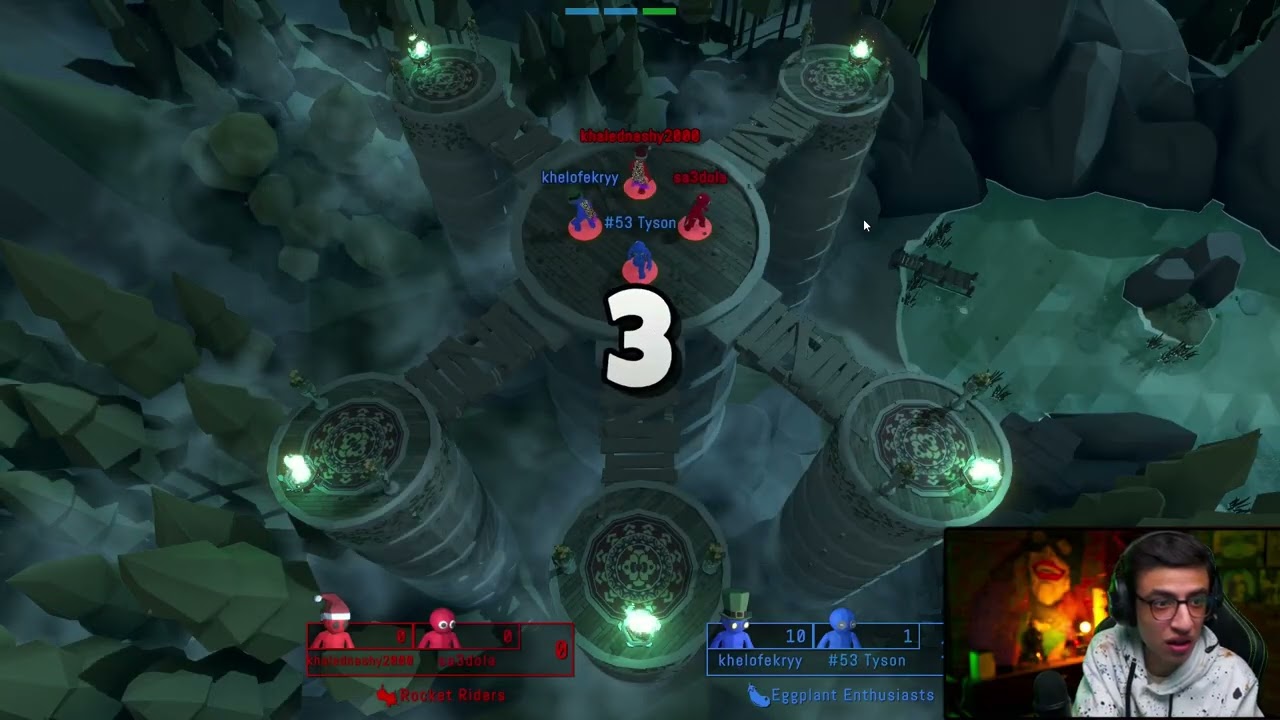 سعدولا يلعب لعبة Pummel Party مسخرة لعبة كلها ضحك 😂😂