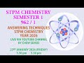 STPM CHEMISTRY 2026 SEM 1 ANSWERING TECHNIQUE