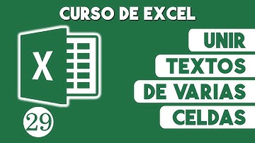 Como Unir Textos de Varias Celdas en Excel - Concatenar Texto