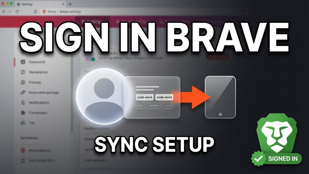 How To Sign In To Brave Browser - YouTube
