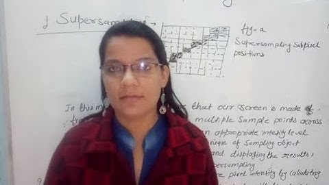 Antialiasing techniques in Computer Graphics in Hindi  Lec-26