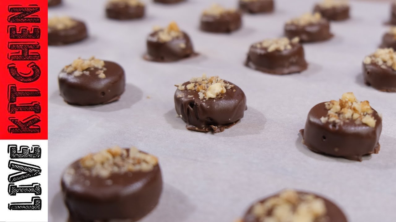 ⁣Νηστίσιμα Σοκολατάκια με μόνο 3 Υλικά | Ιδανικά για μικρά παιδιά | Συνταγή Live kitchen